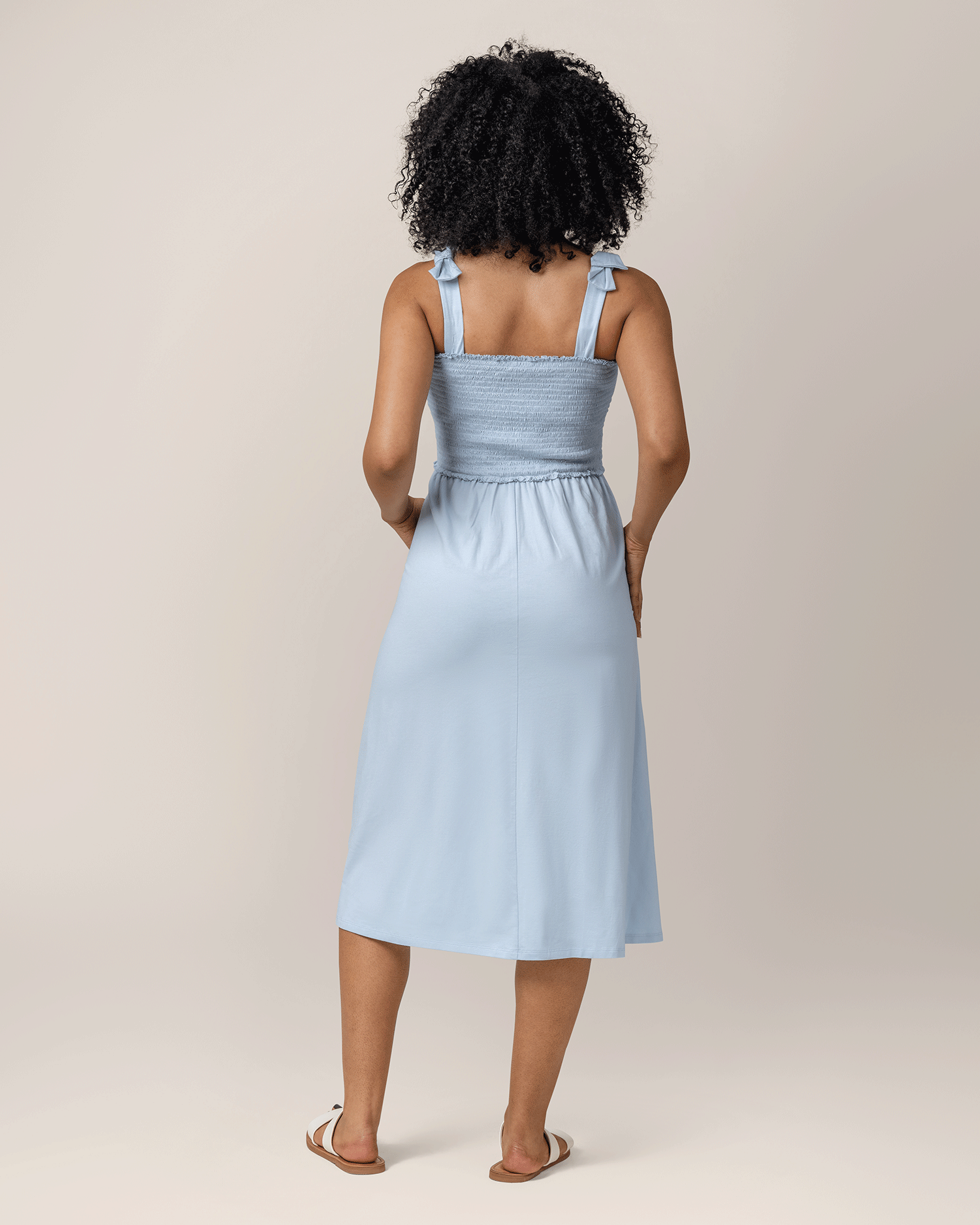 Sienna Smocked Maternity & Nursing Dress